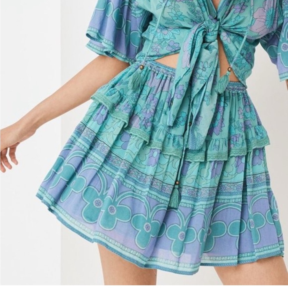 Spell Buttercup Ocean Skirt Size XS
